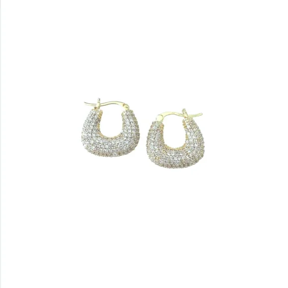 Gemelli👭 Chunky Gold💛 "Macie" Hoop Earrings - NWT - Picture 16 of 16